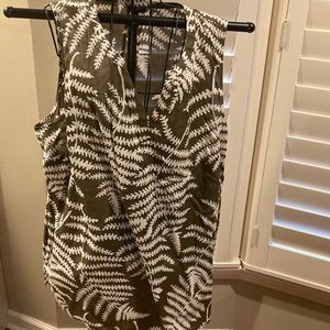 Talbots Lightweight fern top
